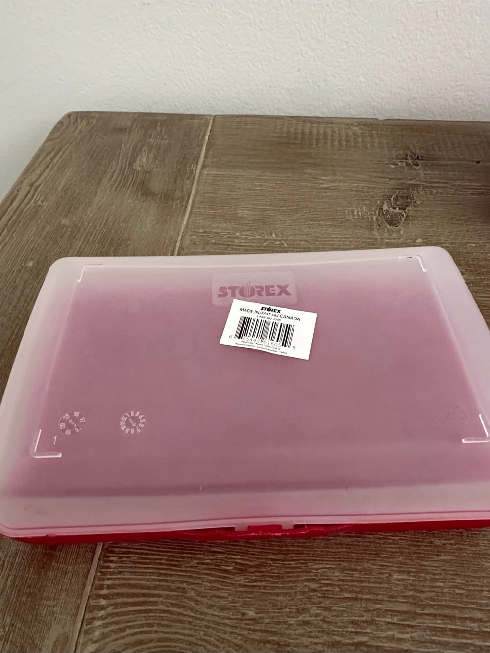 Stackable Pink and Purple Plastic Storage Boxes - Home Organization